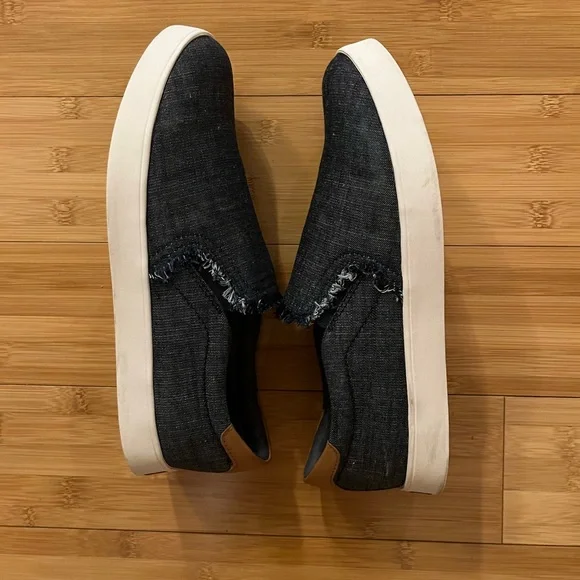 Dr. Scholl's Womens Scout Fray Slip-On Denim Shoes- Size 7.5 - Picture 4 of 7